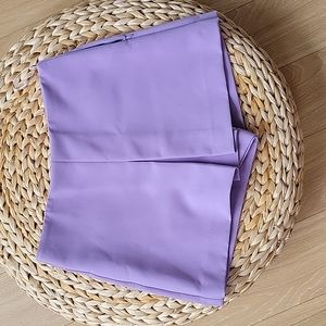 Zara lilac shorts
